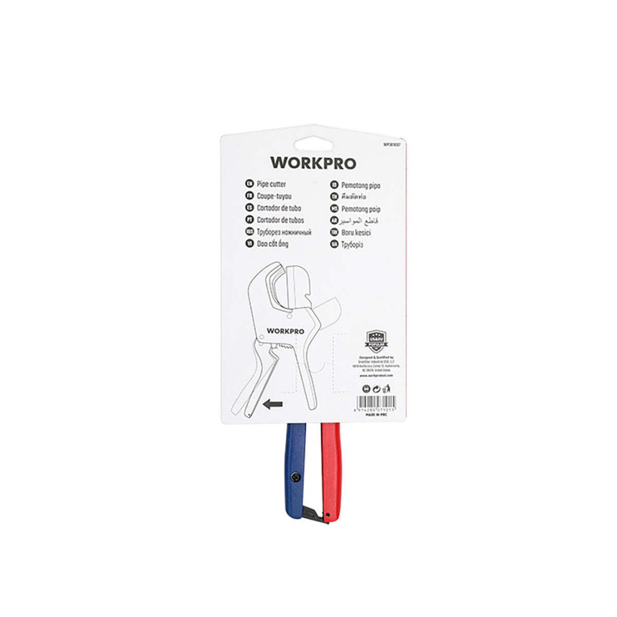 Cortador de tubos Workpro 60 mm