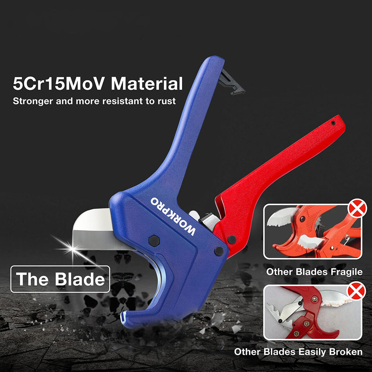 Cortador de tubos Workpro 60 mm