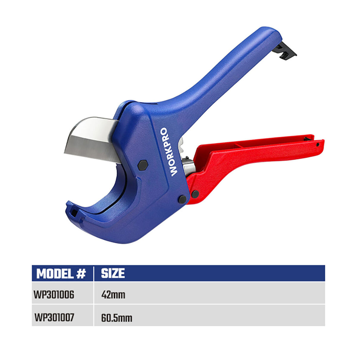 Cortador de tubos Workpro 60 mm