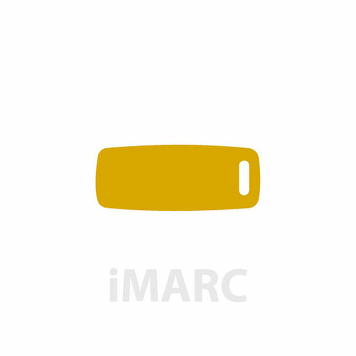 Placa identificativa Imarc Baggage Amarillo Dorado