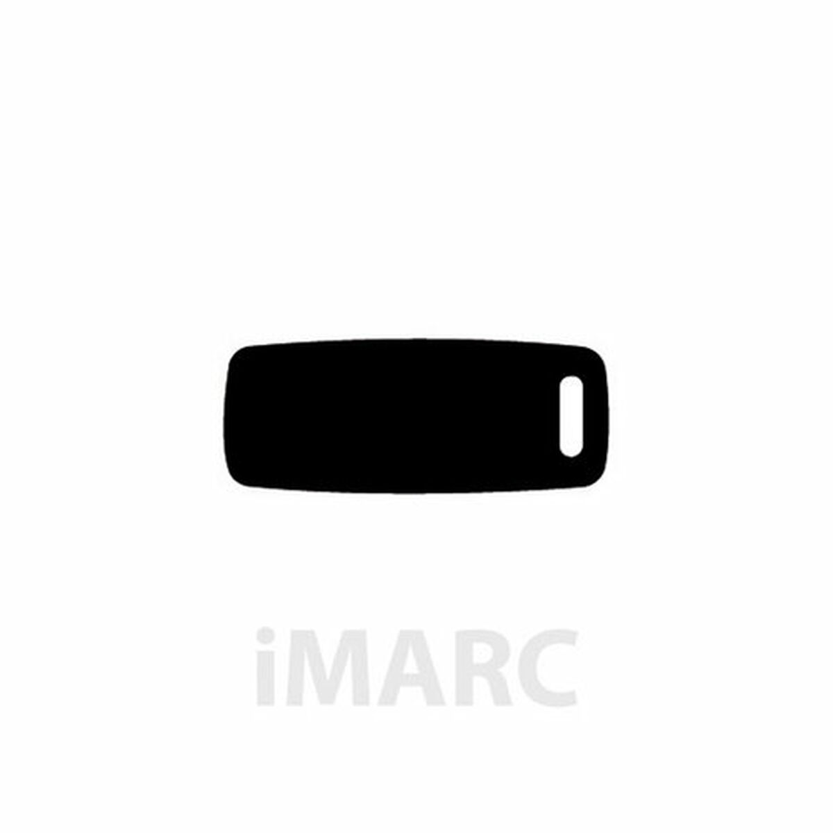 Placa identificativa Imarc Baggage Negro