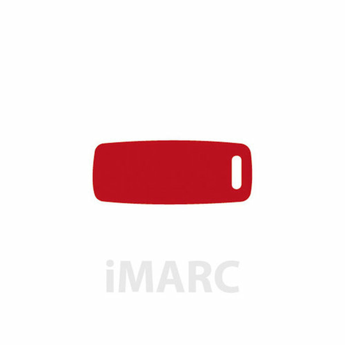 Placa identificativa Imarc Baggage Rojo