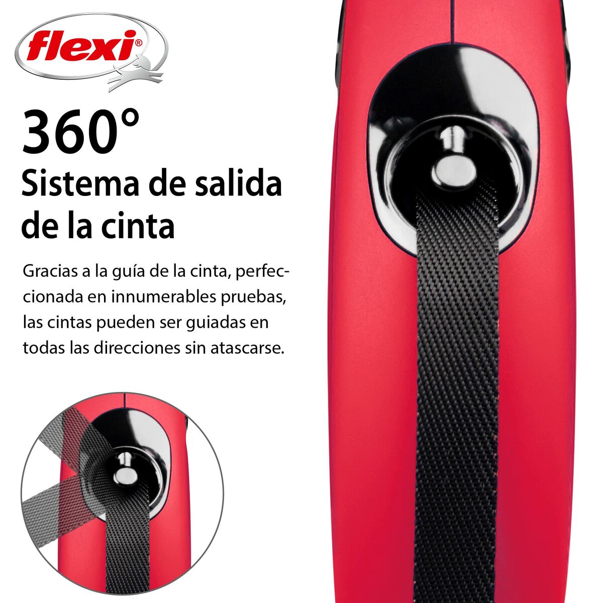 Correa Trixie New Classic Rojo 5 m