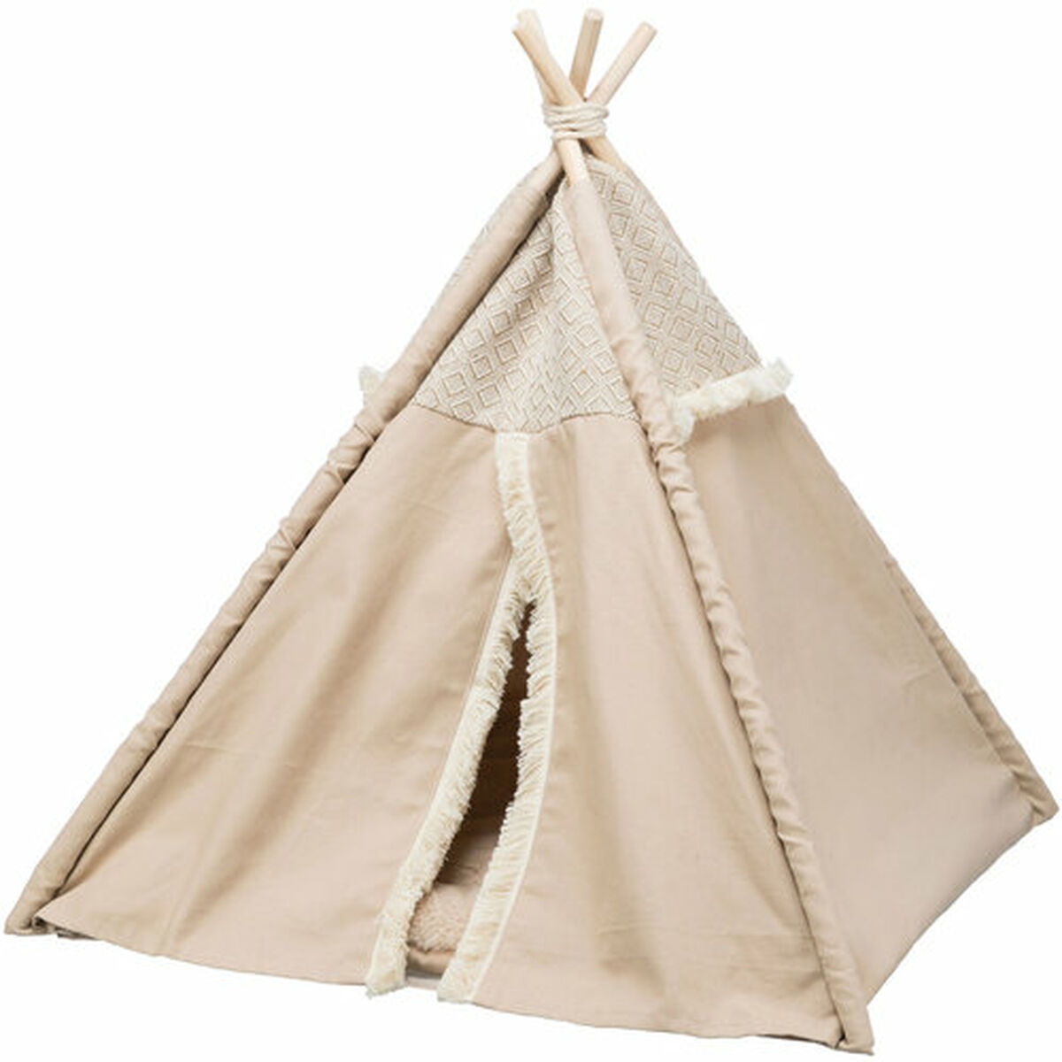 Cama para mascota Trixie Beige 55 × 65 × 55 cm