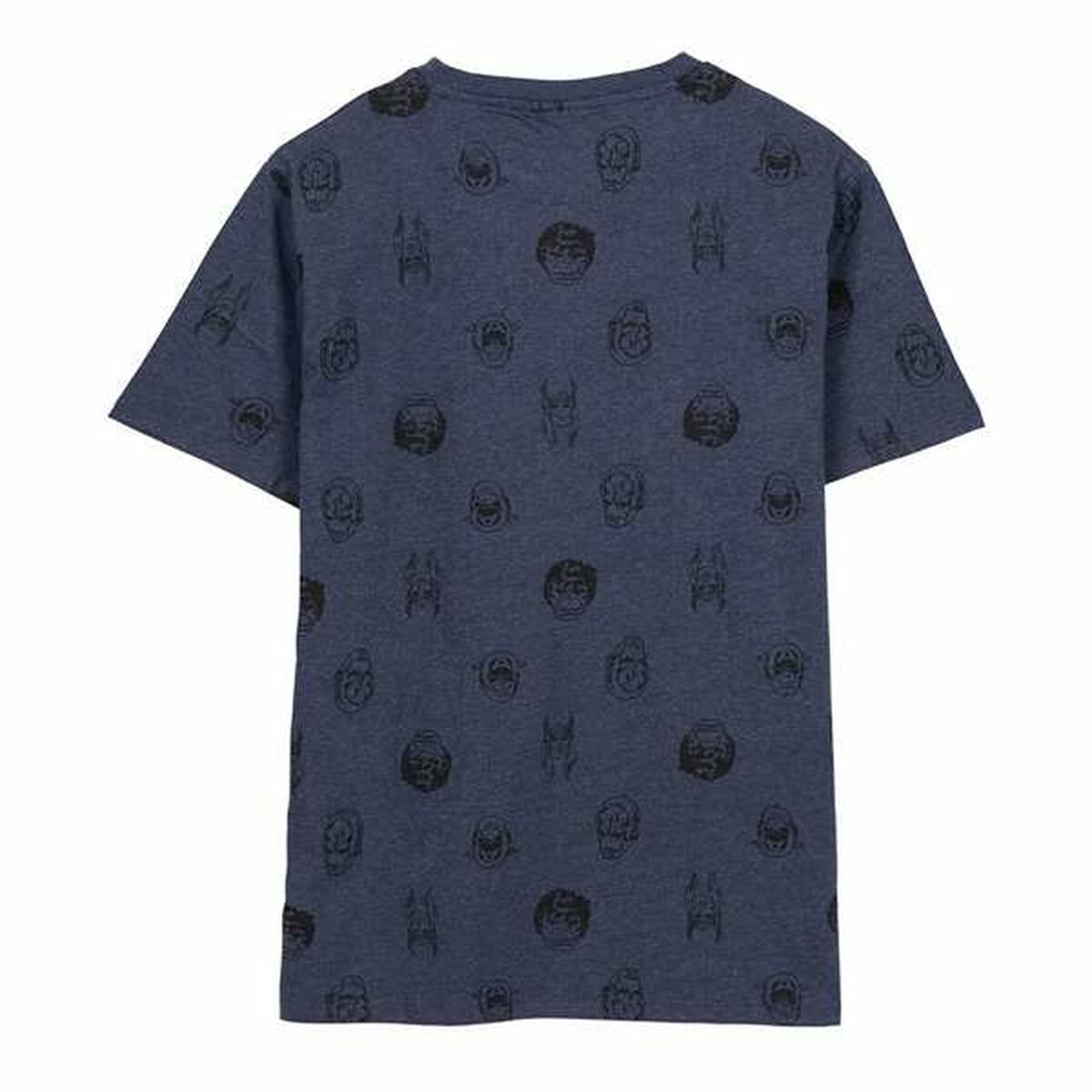 Camiseta de Manga Corta Hombre Marvel Azul oscuro