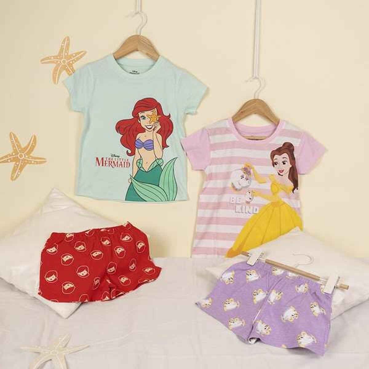 Pijama Infantil Disney Princess Rosa