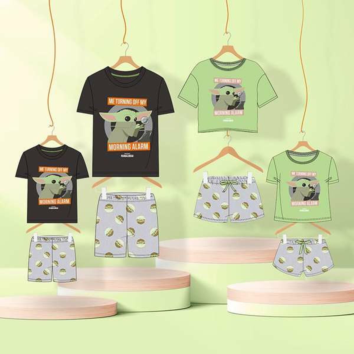 Pijama Infantil The Mandalorian Marrón