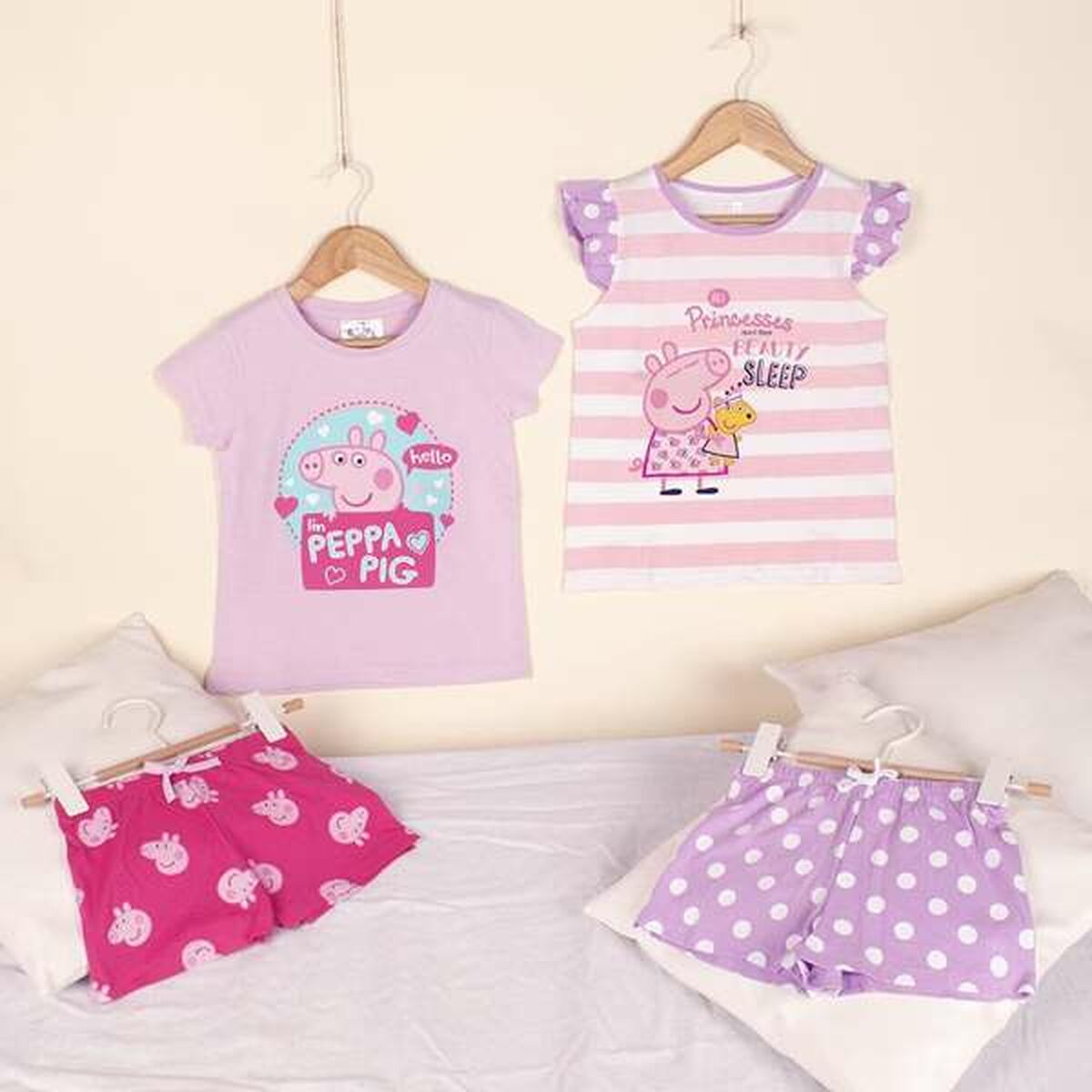 Pijama Infantil Peppa Pig Rosa
