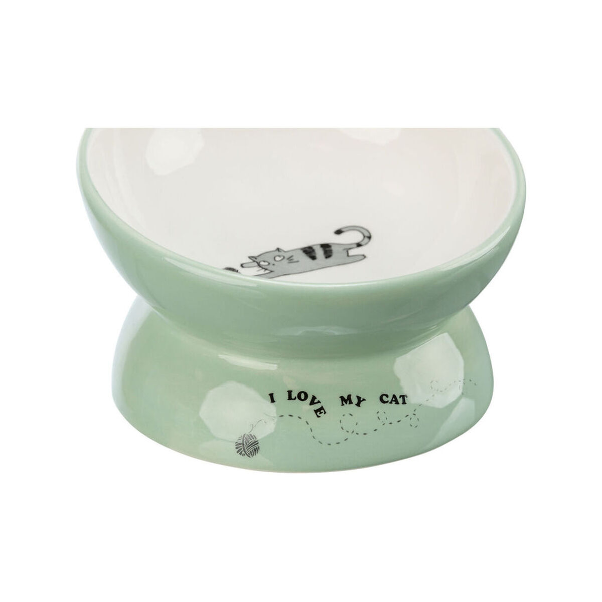 Comedero para Perro Trixie Blanco Verde Ø 13 cm 150 ml