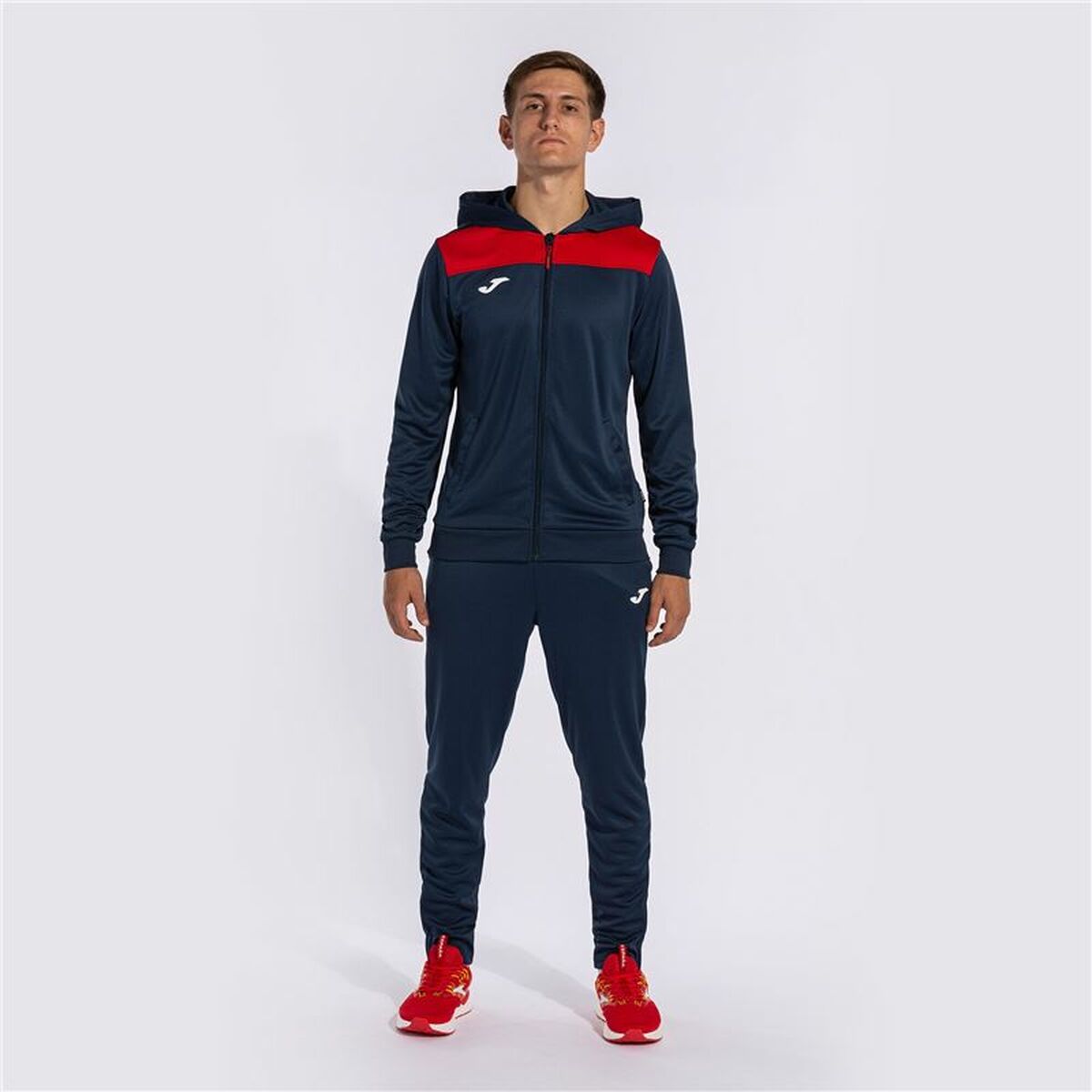 Chándal para Adultos Joma Sport PhoenIX II Rojo Azul marino Infantil Hombre 2 Piezas