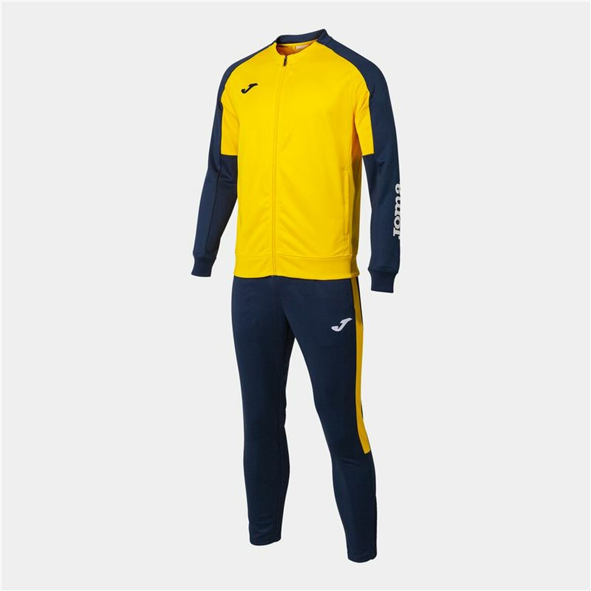 Chándal para Adultos Joma Sport Eco Championship Amarillo Azul marino Infantil Hombre 2 Piezas