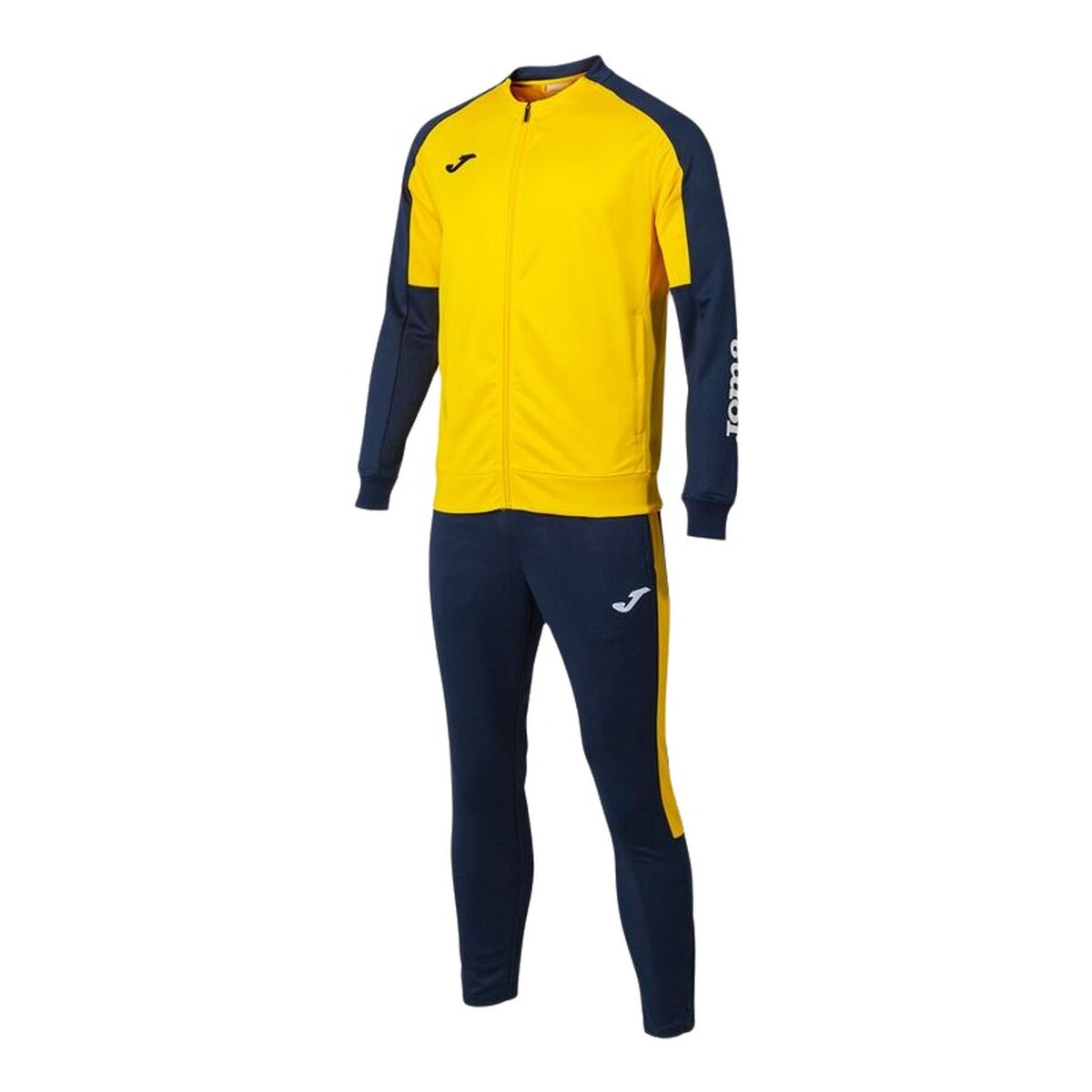 Chándal para Adultos Joma Sport Eco Championship Amarillo Azul marino Infantil Hombre 2 Piezas