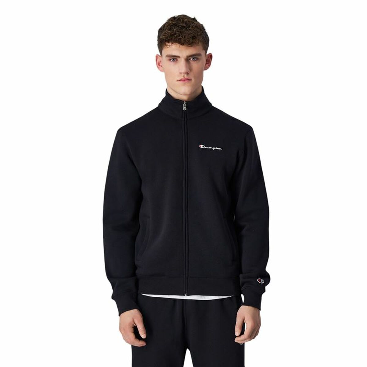 Conjunto Deportivo para Adultos Champion Negro Multicolor 2 Piezas