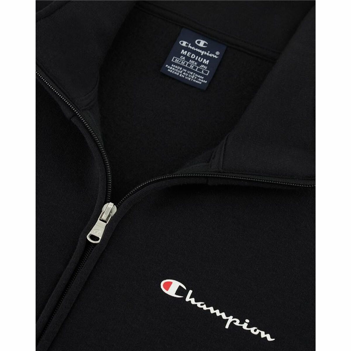 Conjunto Deportivo para Adultos Champion Negro Multicolor 2 Piezas