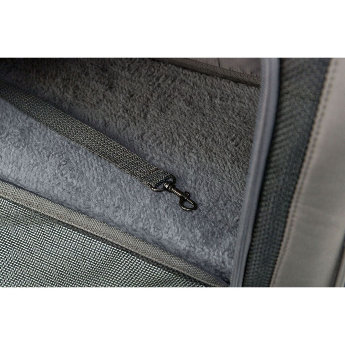 Bolso para Mascotas Trixie Finlay Negro Gris 43 × 26 × 32 cm