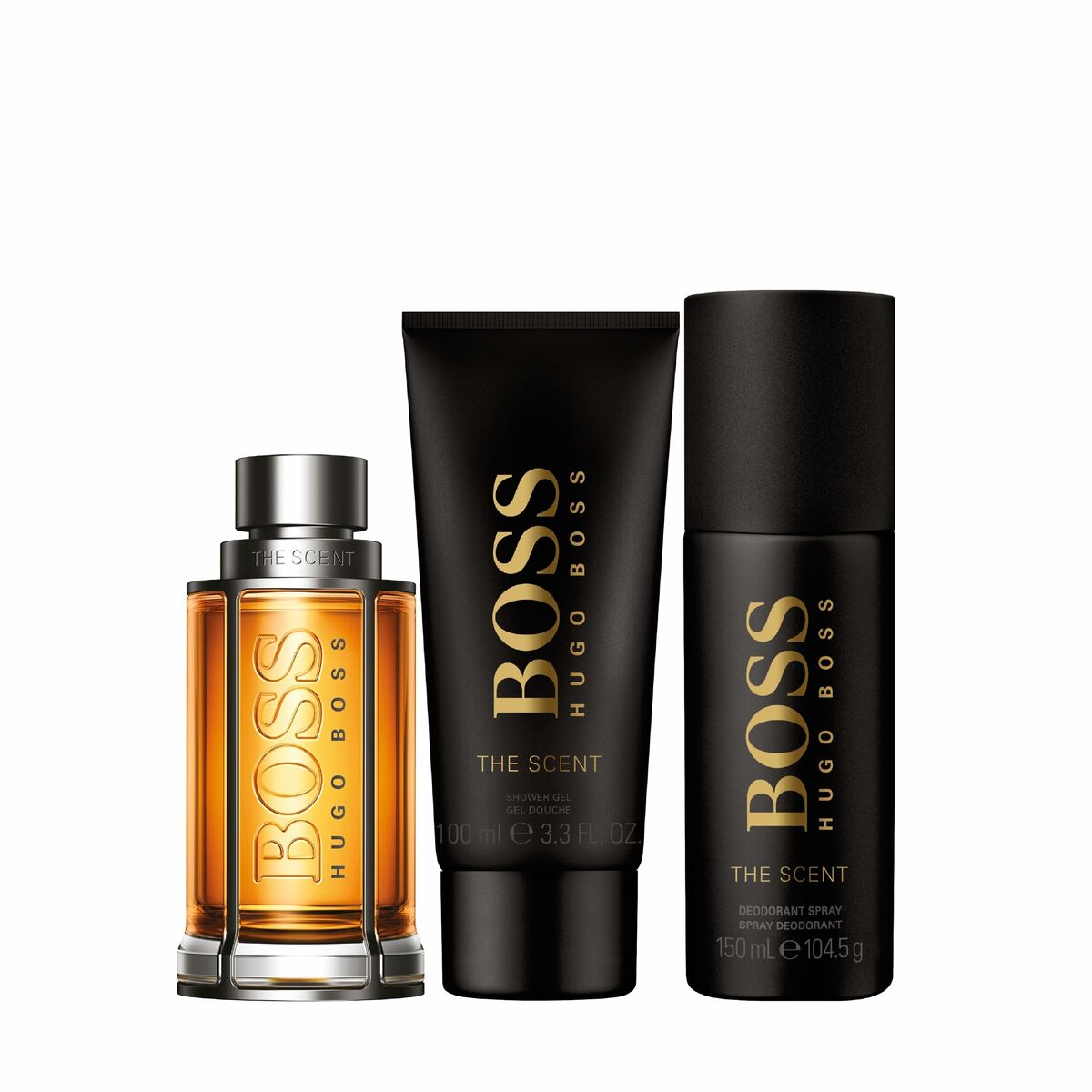 Set de Perfume Hombre Hugo Boss THE SCENT EDT 3 Piezas