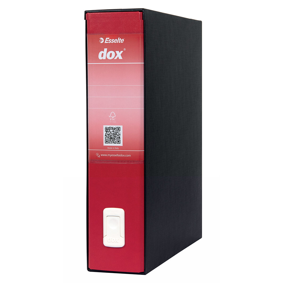 Archivador rellenable Rexel Dox 2 Rojo A4 Cartón Reciclado
