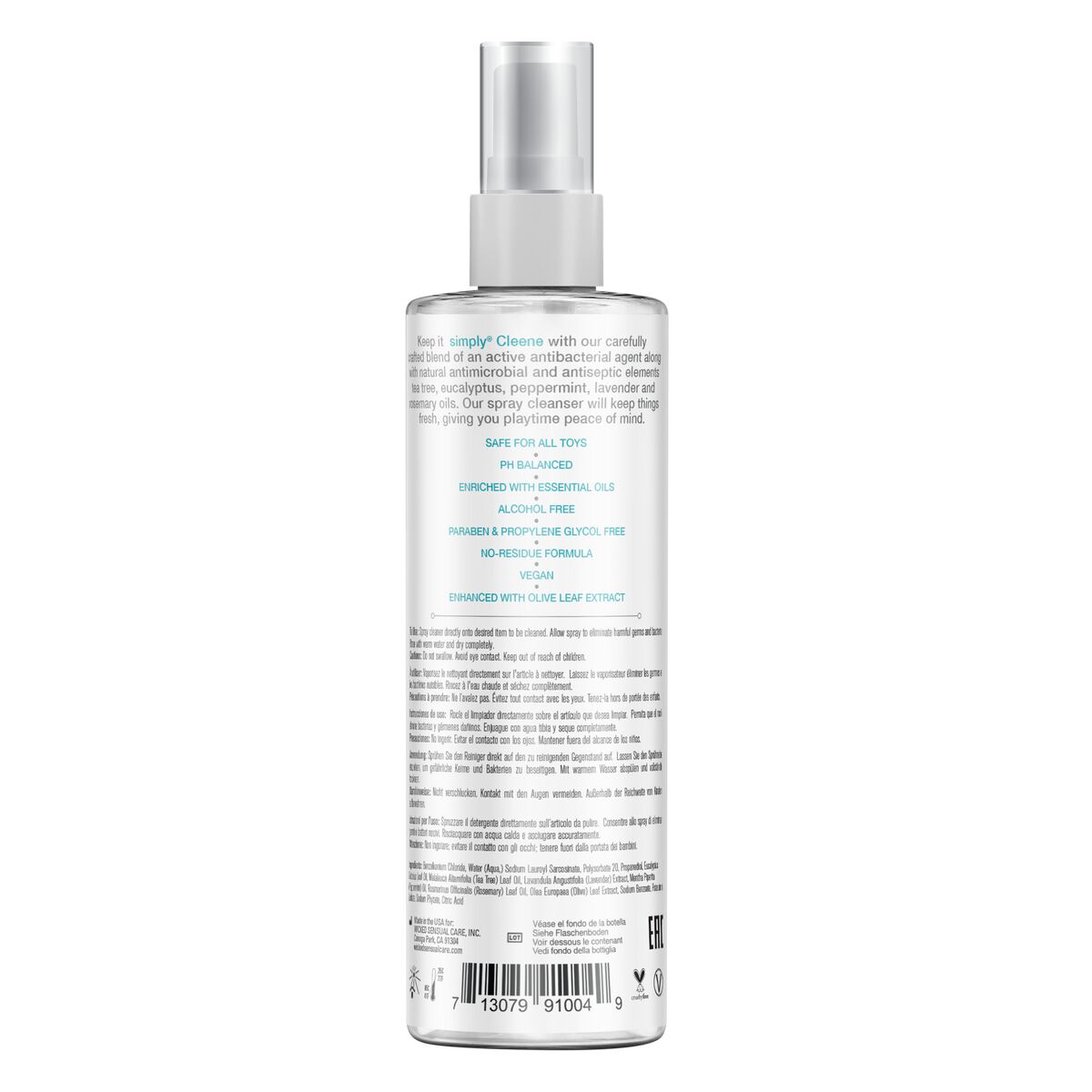 Limpiador de Juguetes Eróticos Wicked Sensual Care 120 ml