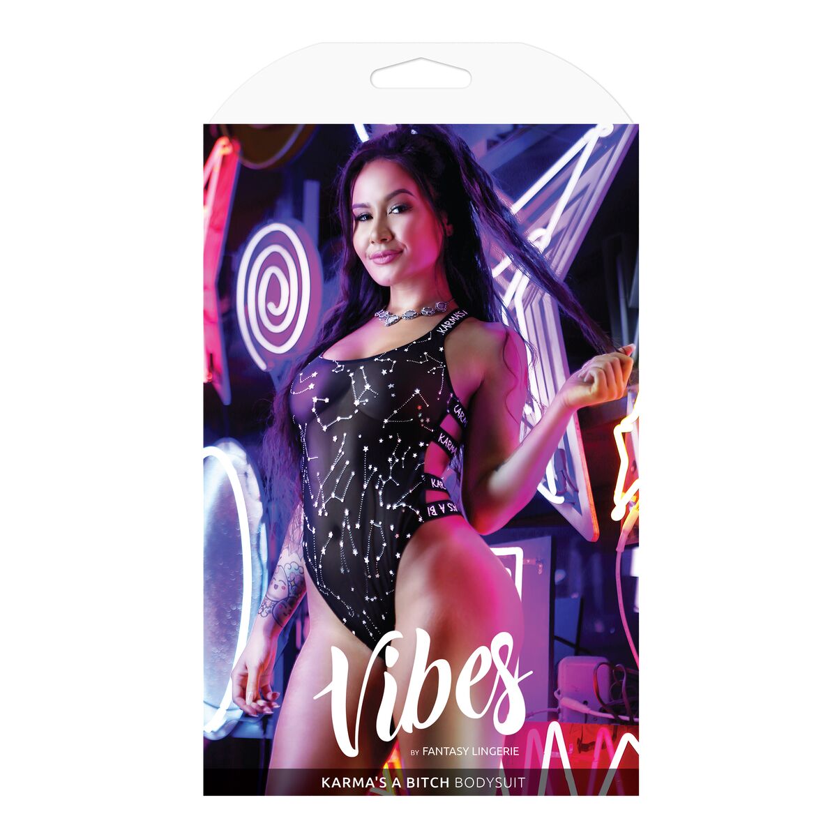 Body Fantasy Lingerie Negro S/M