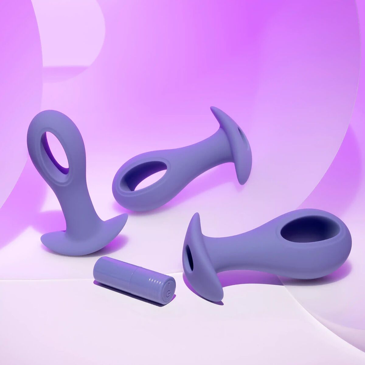 Plug Anal Evolved Morado (8,9 cm) (9,5 cm) (10,1 cm)