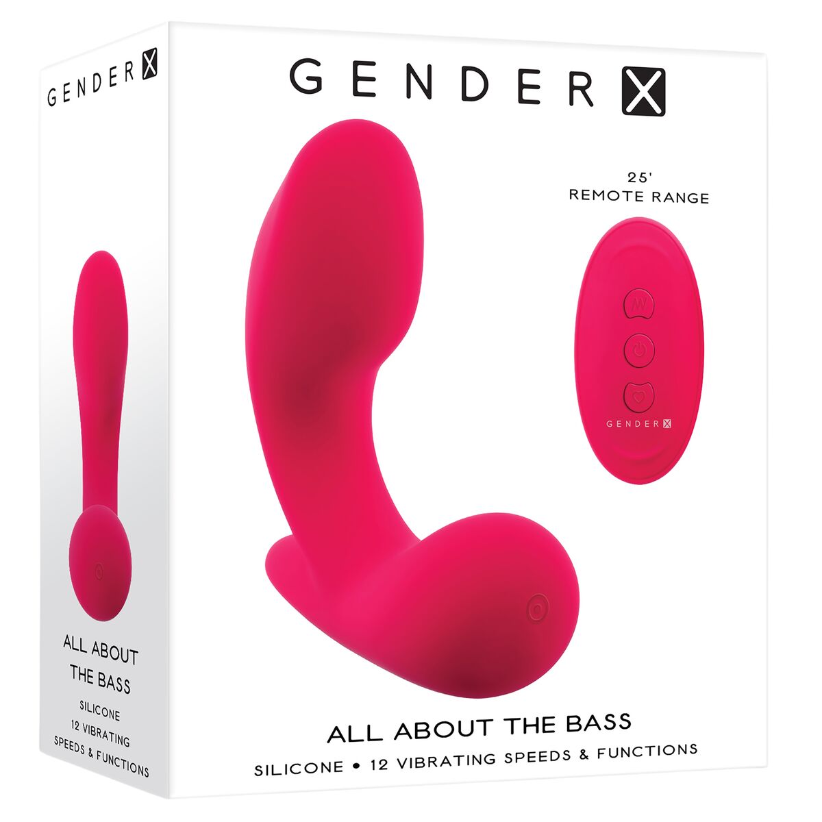 Plug Anal Evolved Gender X Rojo (7 cm)
