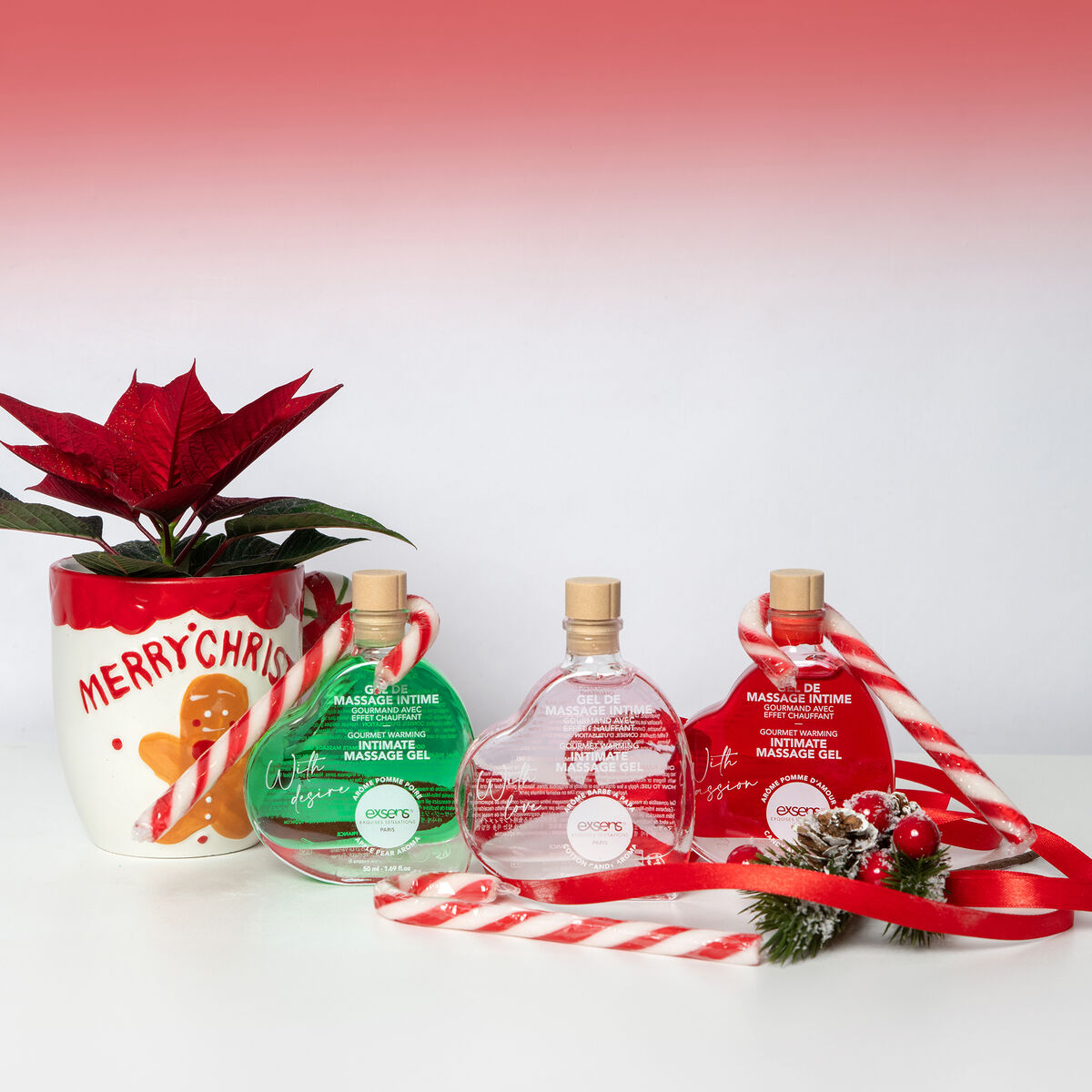 Aceite de Masaje Erótico Exsens Manzana verde 50 ml