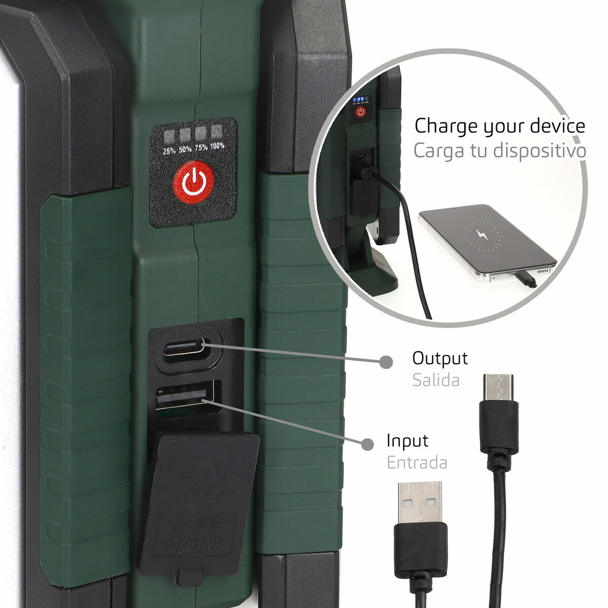 Farol para Jardín Aktive Plástico