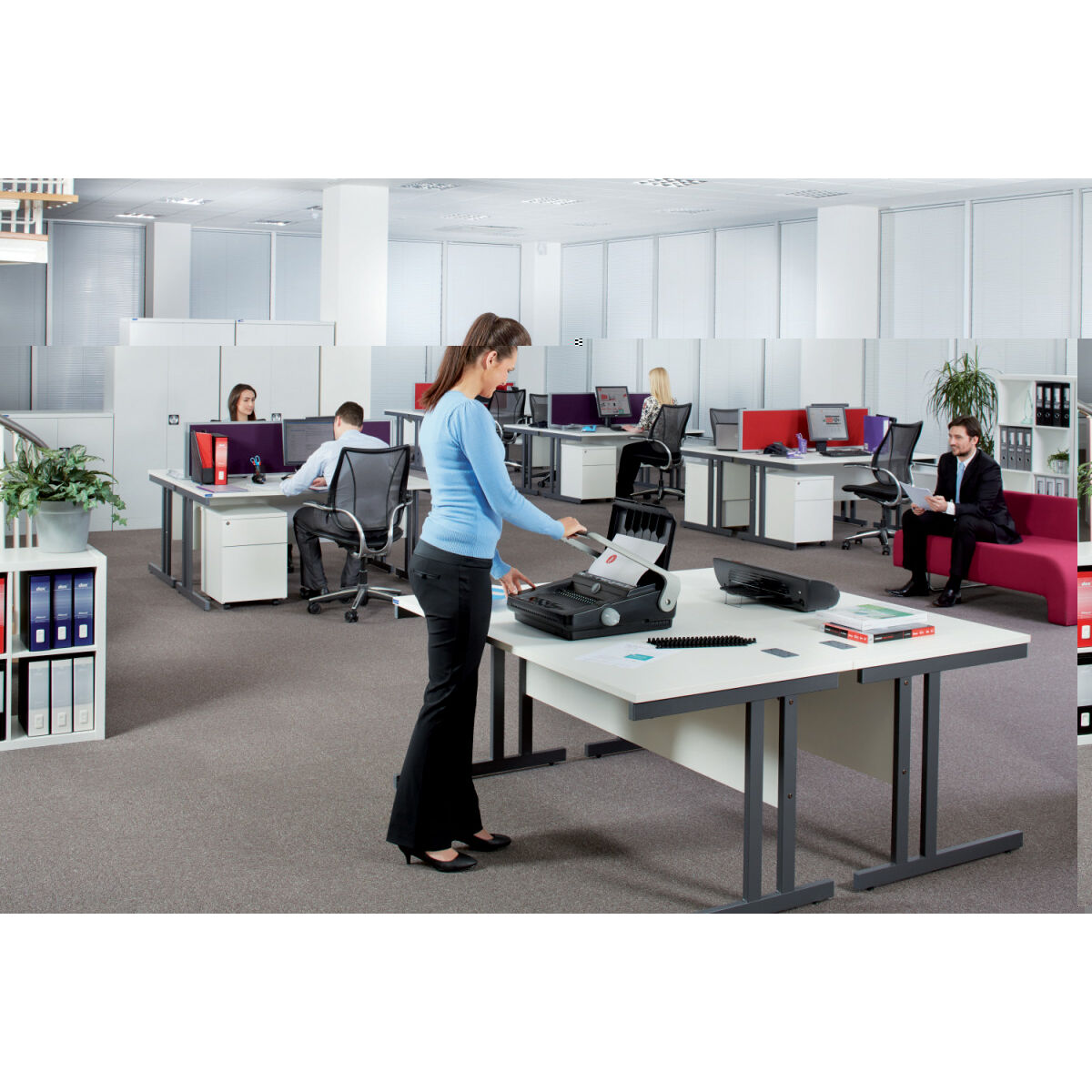 Encuadernadora GBC Negro/Gris