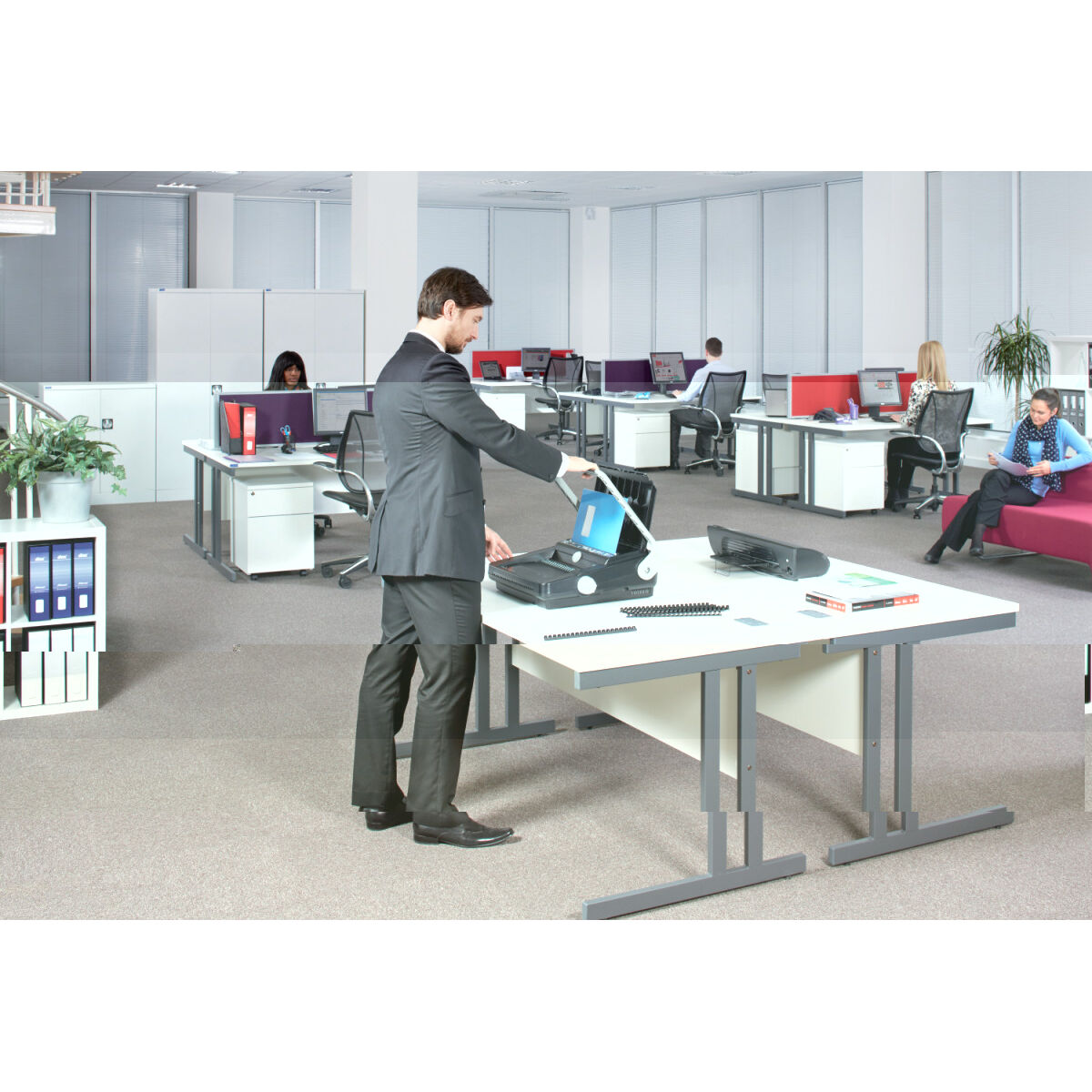 Encuadernadora GBC Negro/Gris