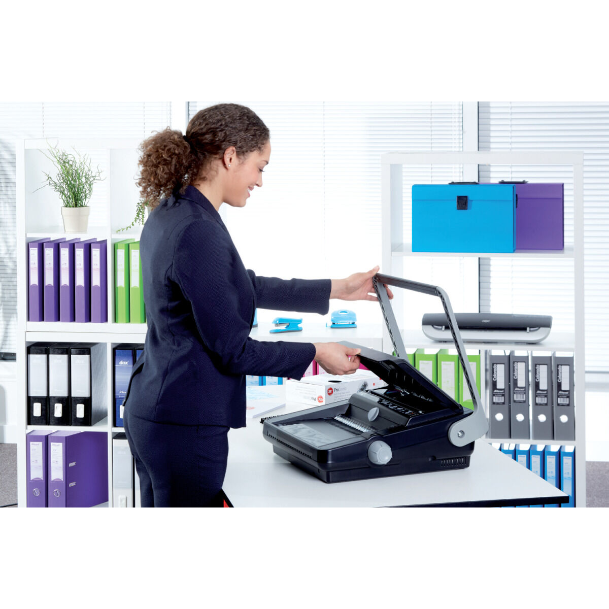 Encuadernadora GBC Negro/Gris