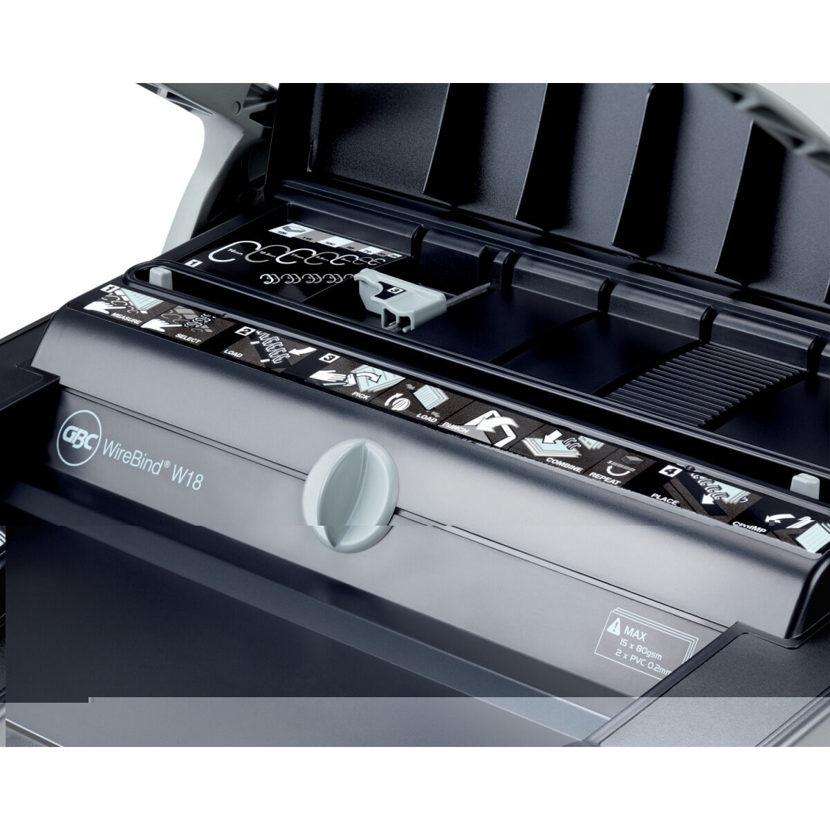 Encuadernadora GBC Negro/Gris