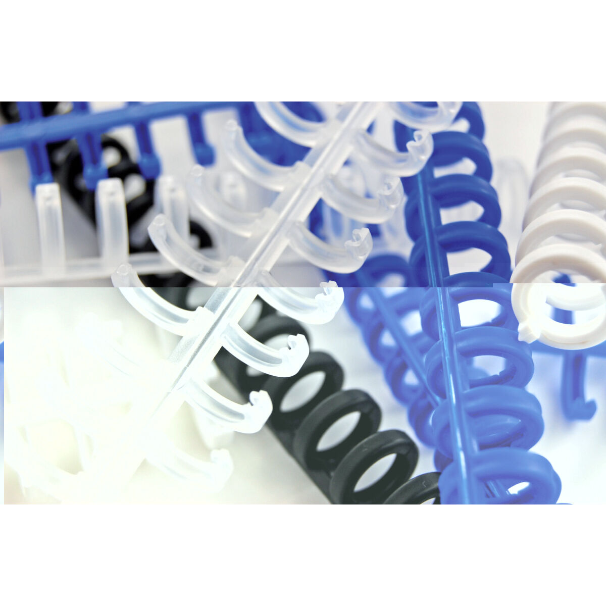 Canutillo para encuadernar GBC ClickBind Transparente 16 mm (50 Unidades)