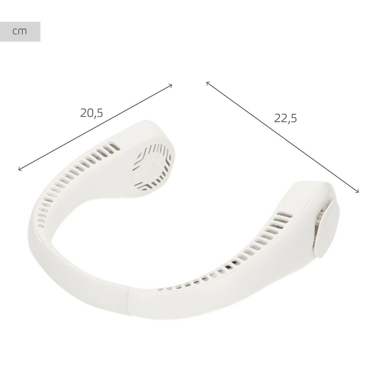 Ventilador de cuello Aktive Recargable (6 Unidades)