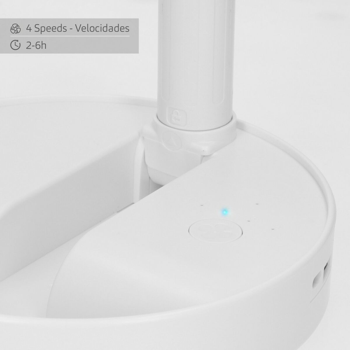 Ventilador Portátil Plegable Aktive Recargable (4 Unidades)