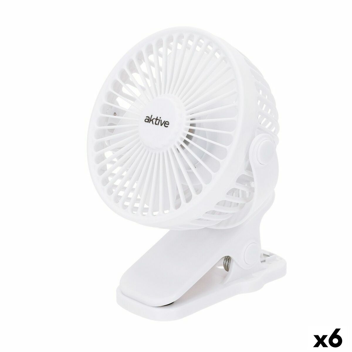Ventilador de Escritorio Recargable Aktive (6 Unidades)