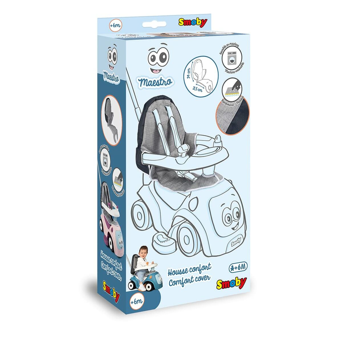 Correpasillos Smoby Gris