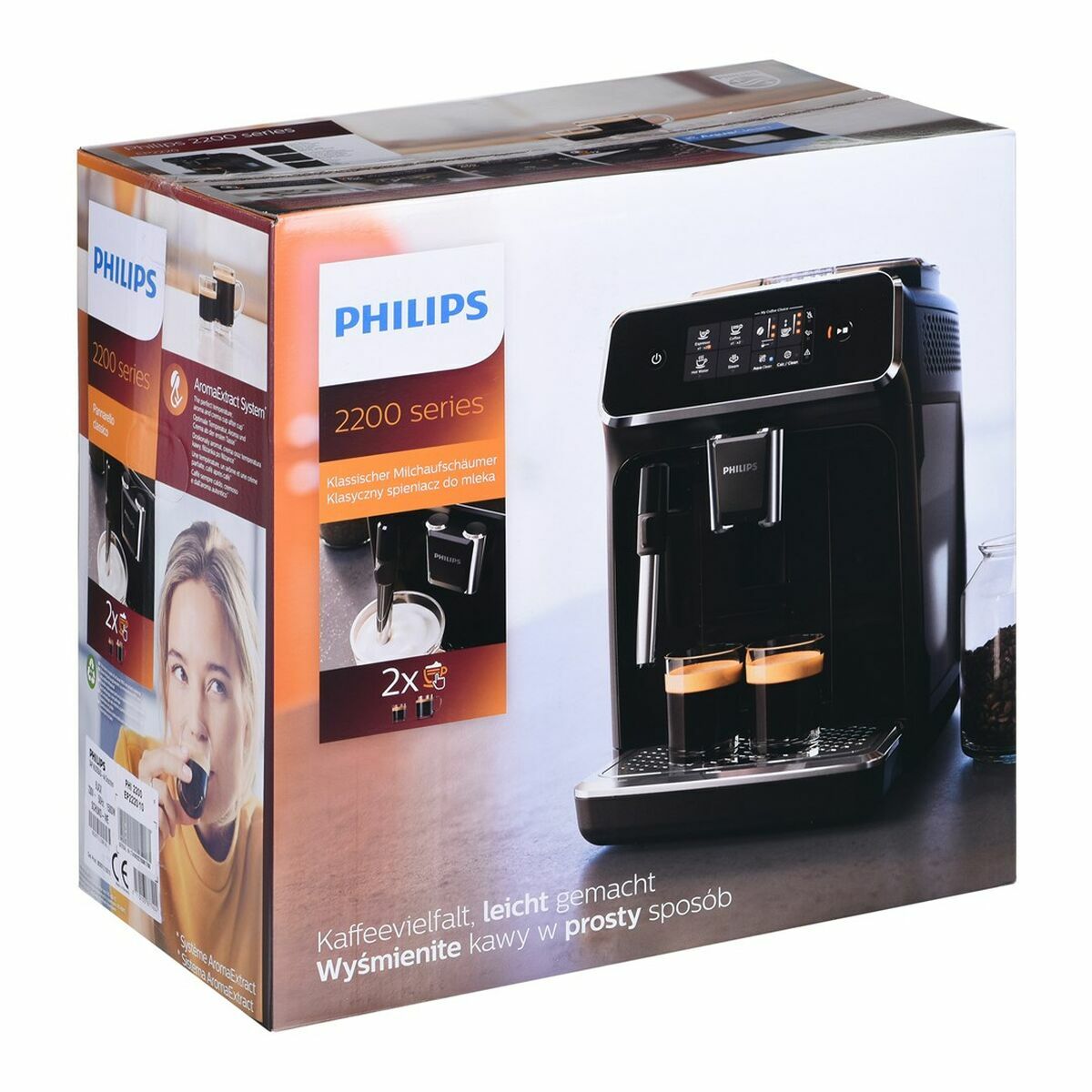 Cafetera Superautomática Philips Negro Negro mate 1500 W 15 bar 1,8 L