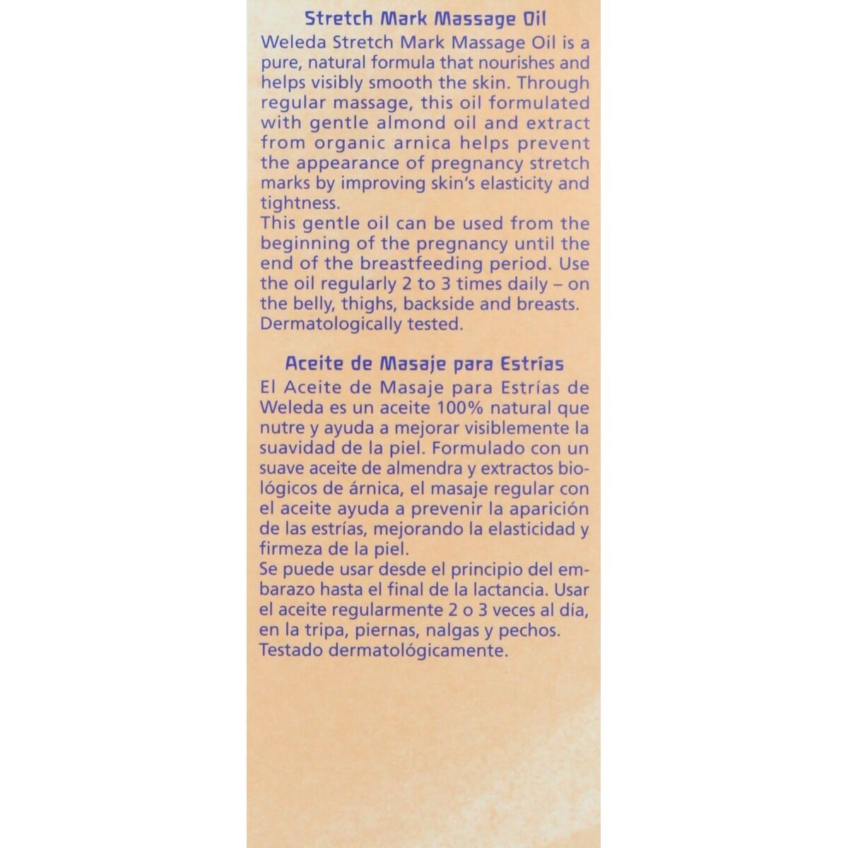 Aceite Antiestrías Weleda 100 ml