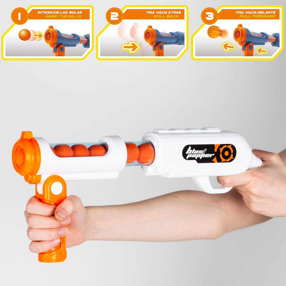 Pistola Lanzabolas Colorbaby 51 x 10 x 5 cm 6 Unidades