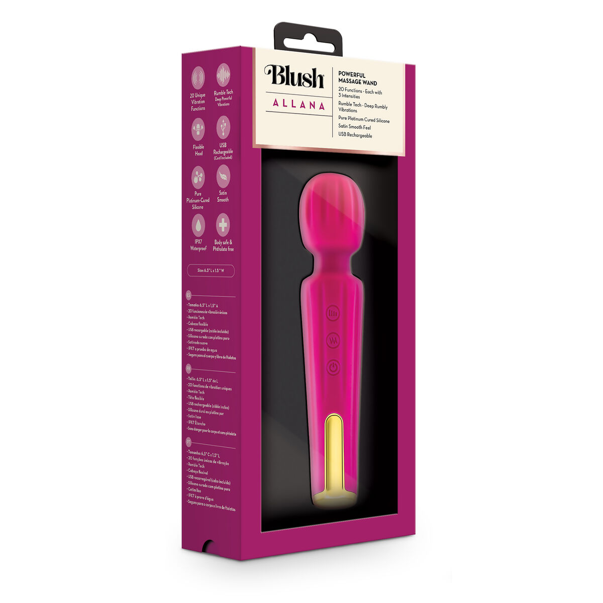 Masajeador Blush Rosa