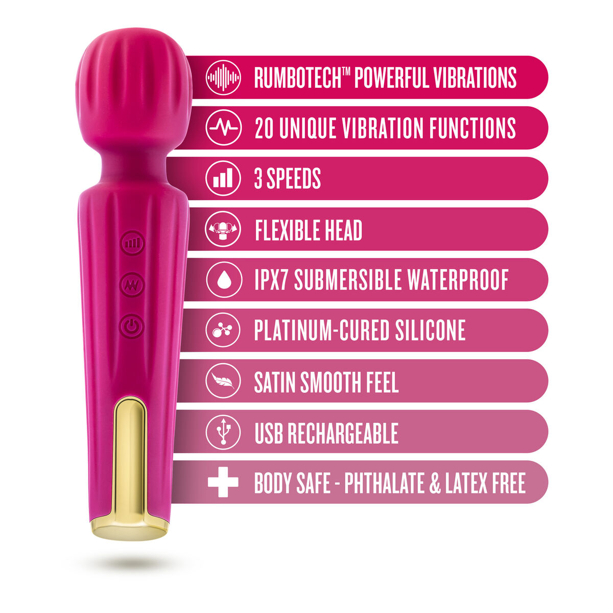 Masajeador Blush Rosa