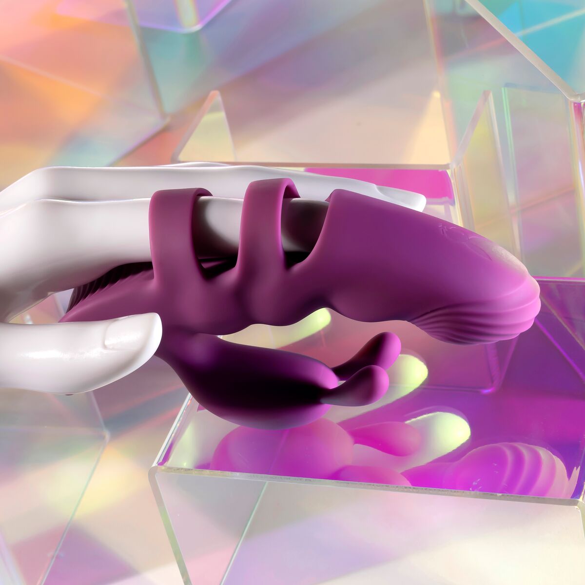 Vibrador Doble Estimulación Evolved Playboy Morado