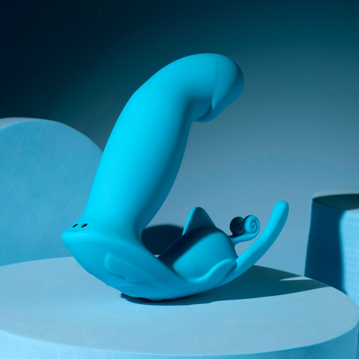 Vibrador Doble Estimulación Evolved Azul