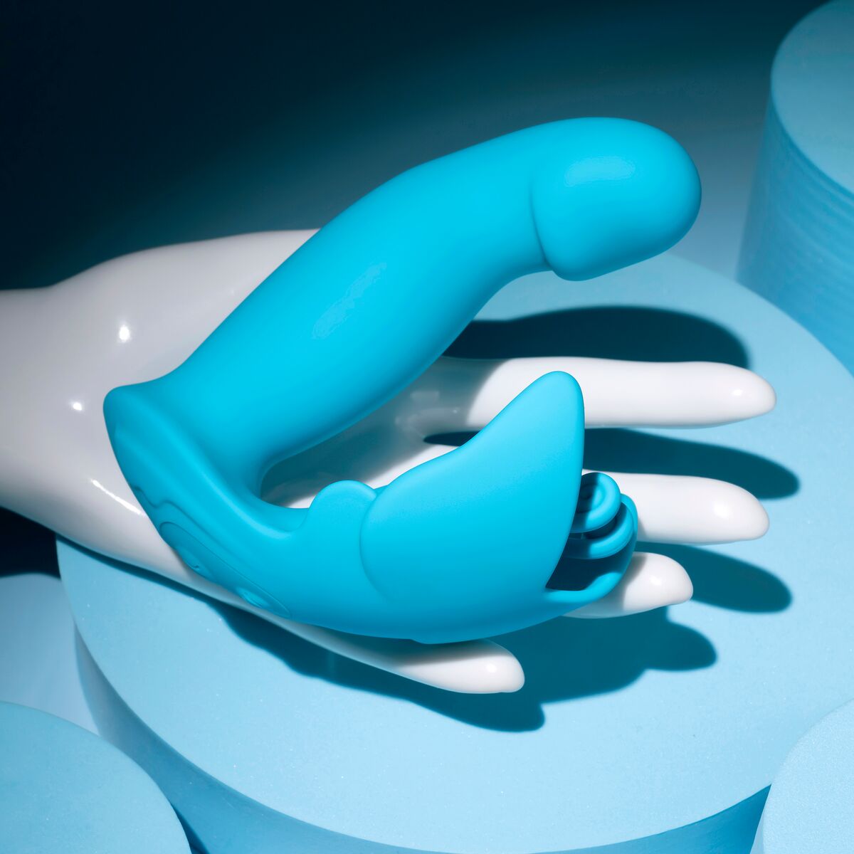 Vibrador Doble Estimulación Evolved Azul