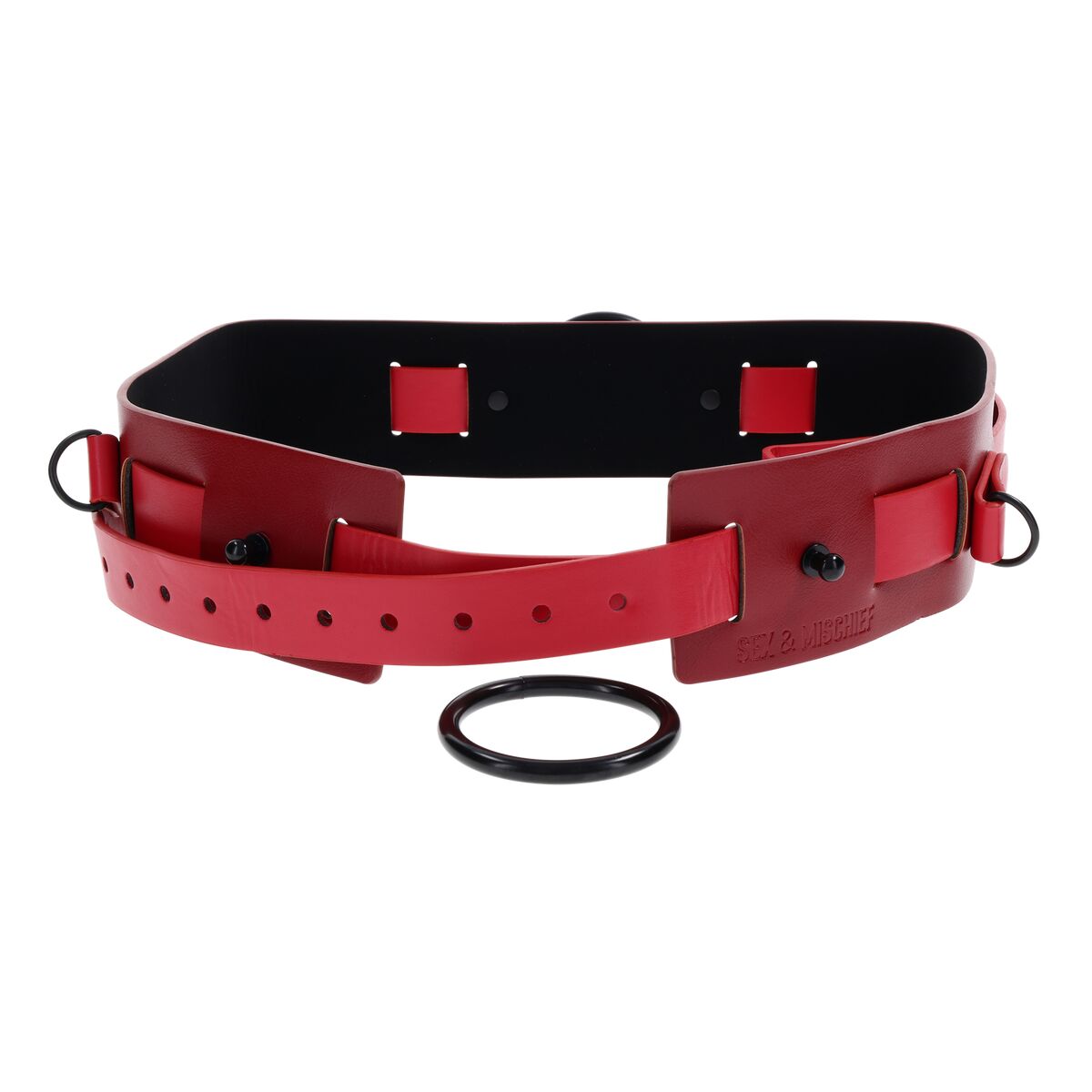 Cinturón ajustable Sportsheets Sex and Mischief Rojo