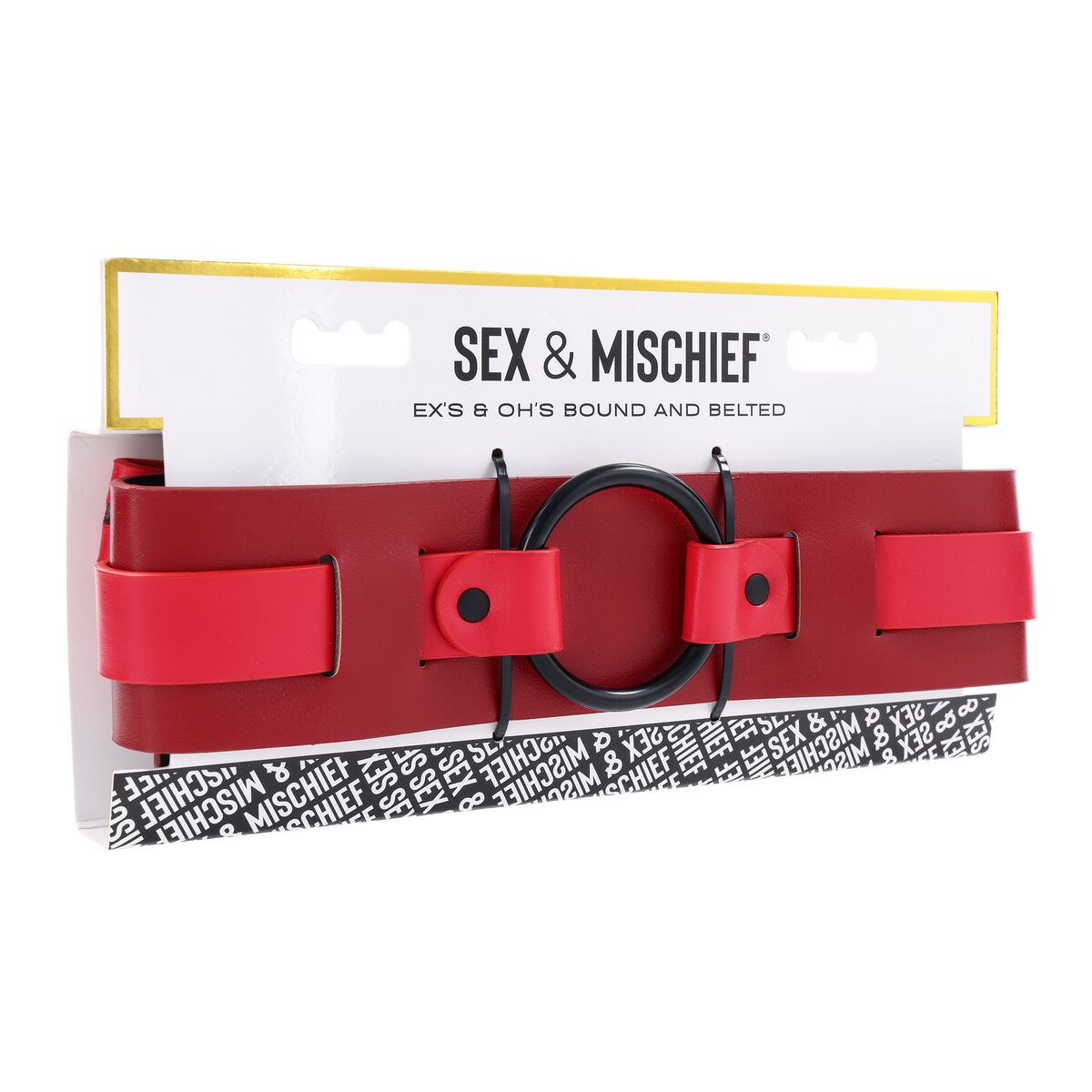 Cinturón ajustable Sportsheets Sex and Mischief Rojo