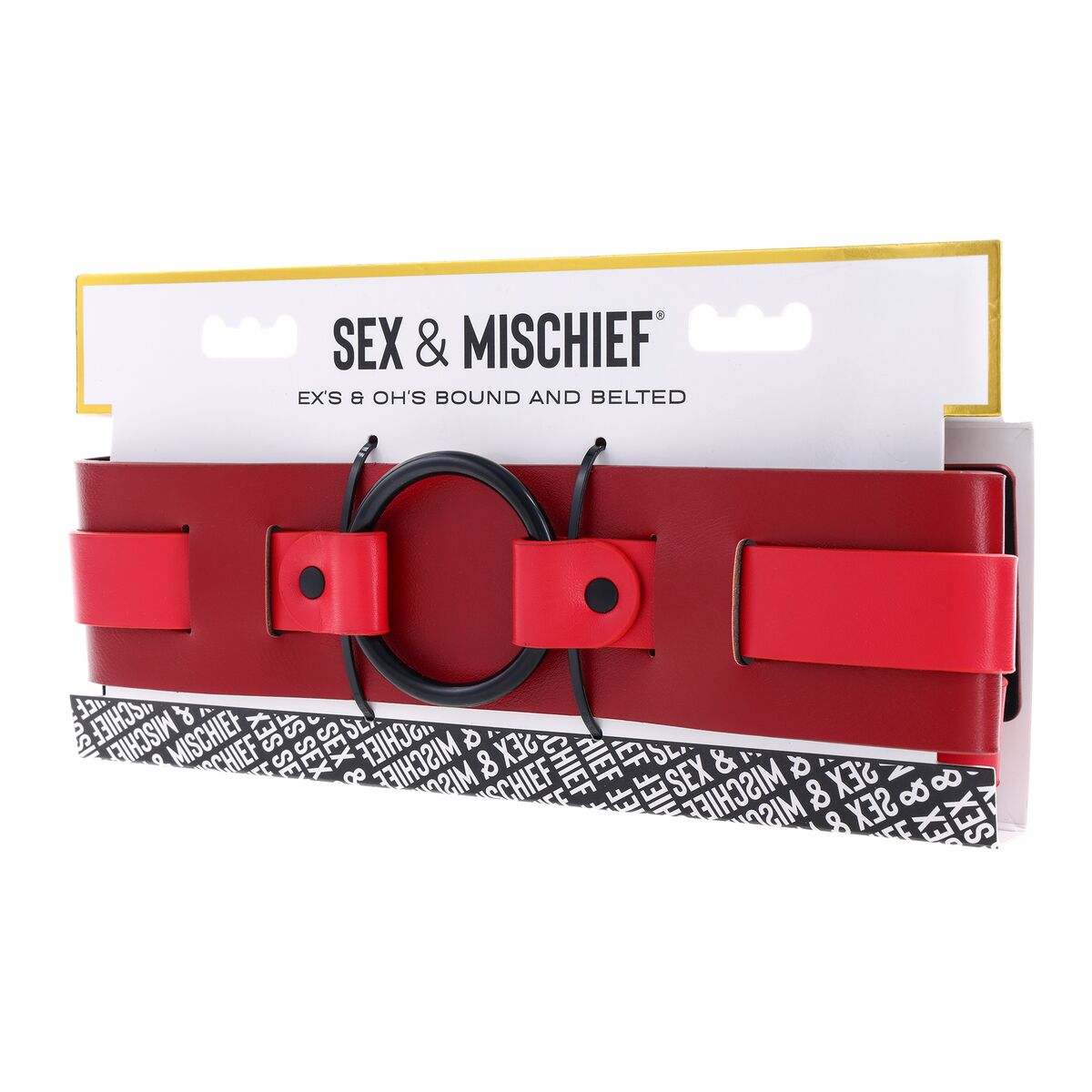 Cinturón ajustable Sportsheets Sex and Mischief Rojo