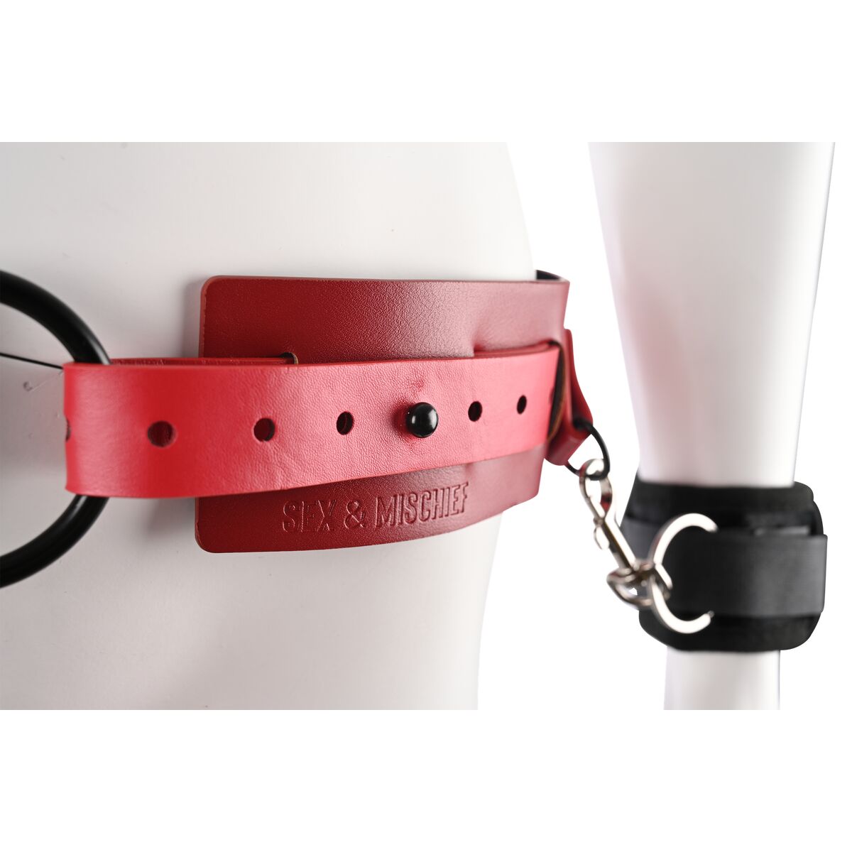 Cinturón ajustable Sportsheets Sex and Mischief Rojo