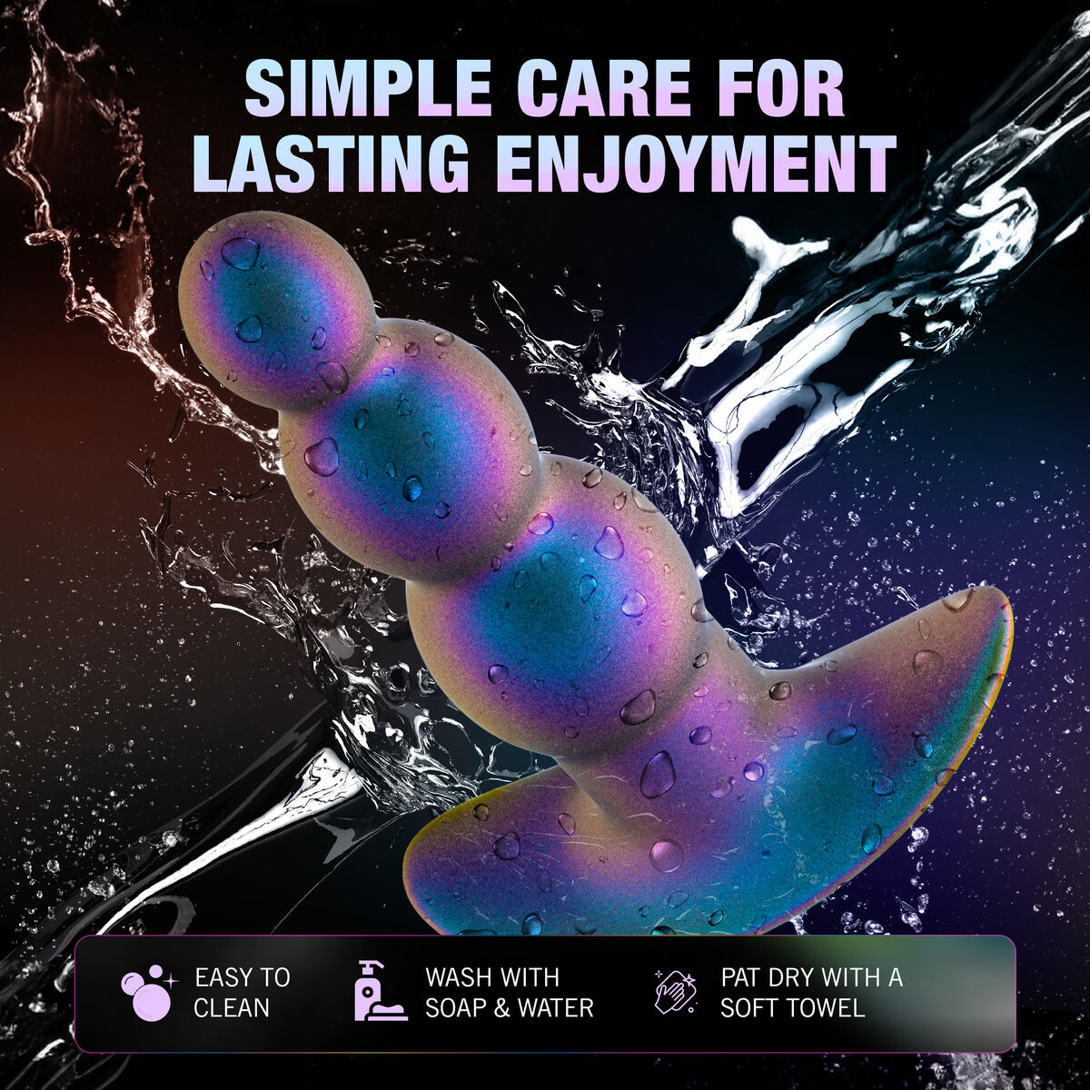 Plug Anal Blush Anal Adventures Azul (10,2 cm)