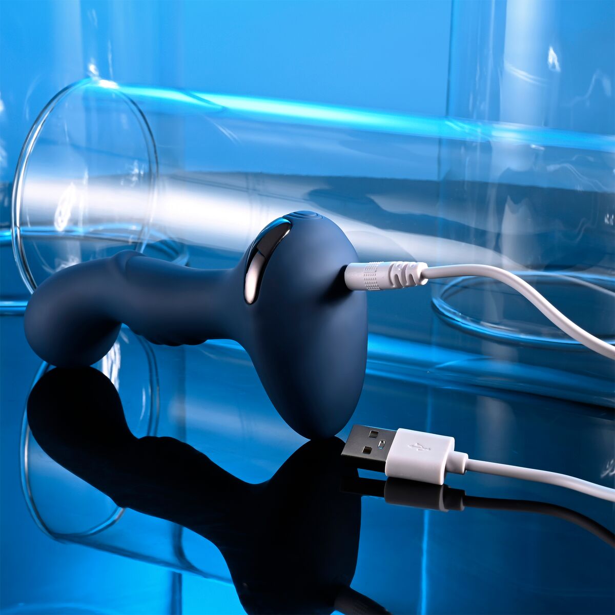 Vibrador Anal Negro Evolved Zero Tolerance Azul